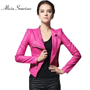 Leather Jacket Women Jaqueta De Couro Women's Short Suede Faux Leather Motorcycle Biker Rose Red Black Coat Veste En Cuir Femme
Leather Jacket Women Jaqueta De Couro Women's Short Suede Faux Leather Motorcycle Biker Rose Red Black Coat Veste En Cuir Femme