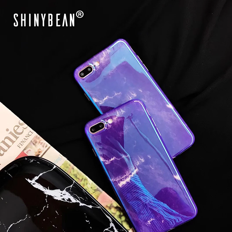 ShinyBean Blue-ray Marble Cases For iPhone 8 Glossy Soft Phone Case For iphone X 8 7 6 6S TPU Back Cover Silicone Fundas Capa
ShinyBean Blue-ray Marble Cases For iPhone 8 Glossy Soft Phone Case For iphone X 8 7 6 6S TPU Back Cover Silicone Fundas Capa