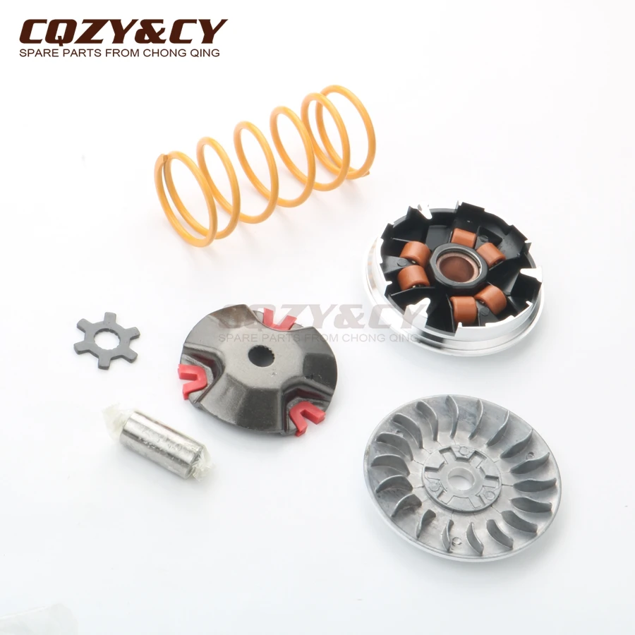 Scooter high performance Variator Set 8g 15x12mm rollers for Aprilia SR 50 WWW Amico 50 Gulliver Rally Scarabeo Sonic 50cc 2T
Scooter high performance Variator Set 8g 15x12mm rollers for Aprilia SR 50 WWW Amico 50 Gulliver Rally Scarabeo Sonic 50cc 2T