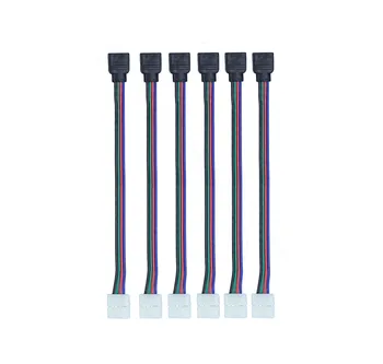 100 pcst 4pin led Female Connector 10MM RGB Led Connector Wire Cable For 3528/5050 SMD Non-Waterproof RGB Led Strip Light
100 pcst 4pin led Female Connector 10MM RGB Led Connector Wire Cable For 3528/5050 SMD Non-Waterproof RGB Led Strip Light