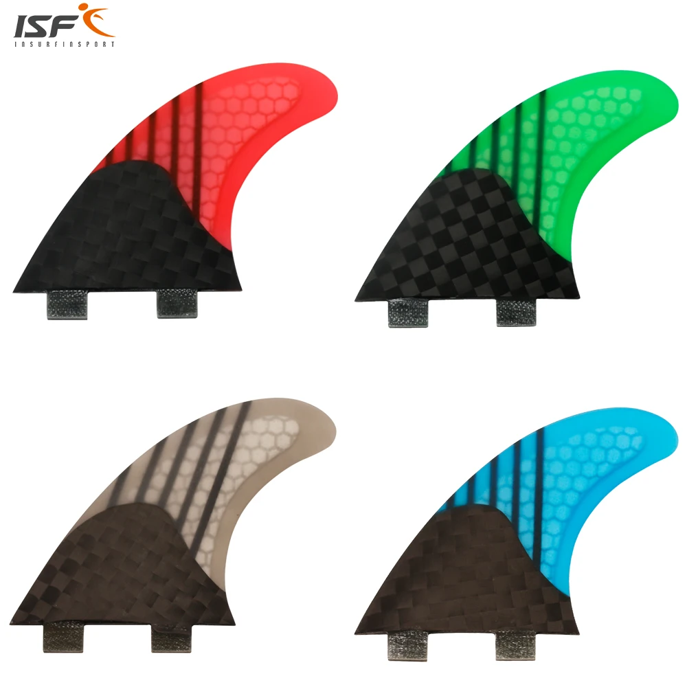 Hot sell carbon fiber honeycomb thrusters surfboard fins good quality quilhas de surf fcs G5 tri set surf fins 3 piece for surf
Hot sell carbon fiber honeycomb thrusters surfboard fins good quality quilhas de surf fcs G5 tri set surf fins 3 piece for surf