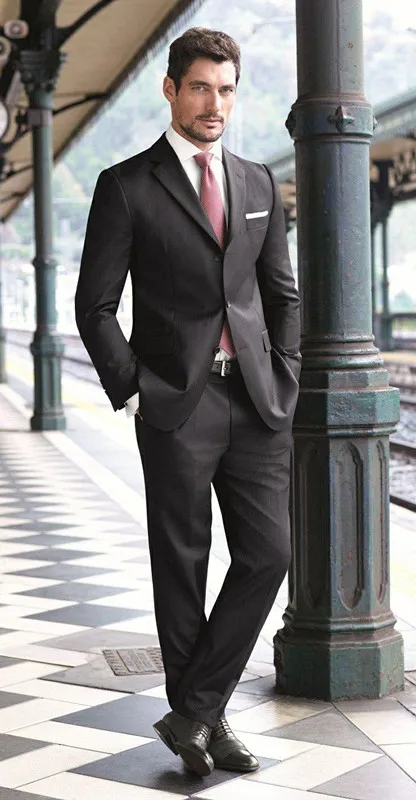 Designer Tuxedos 2015 Dark Gray Men Tuxedo Two Button Slim Fit Formal Party Groom Suits ( jacket+Pants+vest+tie)
Designer Tuxedos 2015 Dark Gray Men Tuxedo Two Button Slim Fit Formal Party Groom Suits ( jacket+Pants+vest+tie)