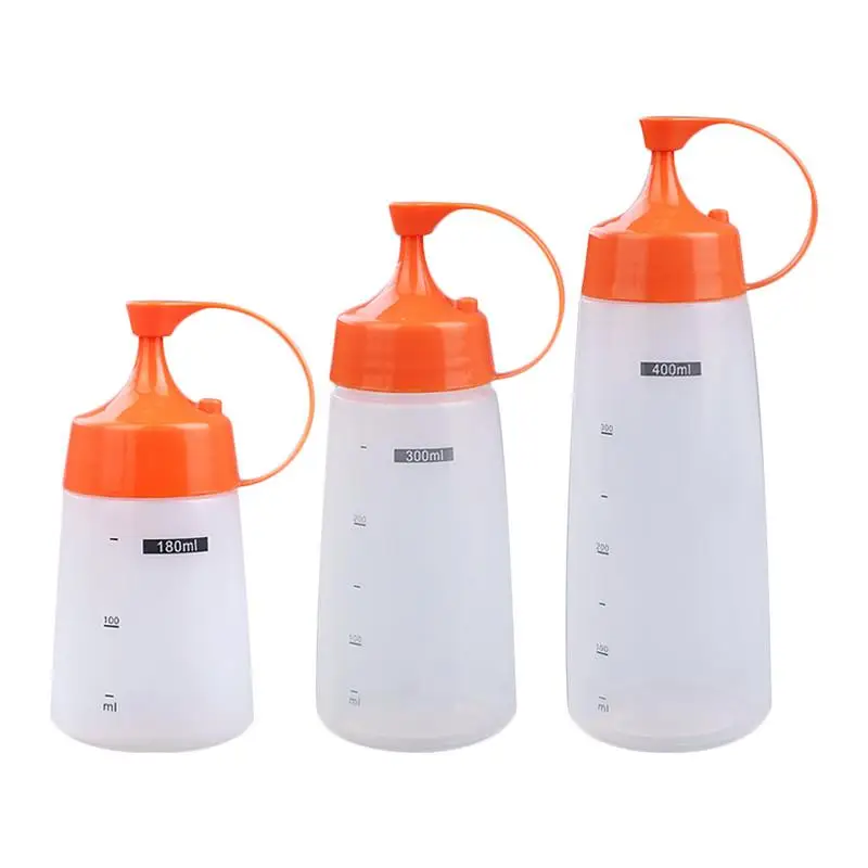 180ml/300ml/400ml Seasoning Bottle Plastic Salad Dressing Squeeze Bottle Pointed Nozzle Small Oil Bottle Kitchen Supplies
180ml/300ml/400ml Seasoning Bottle Plastic Salad Dressing Squeeze Bottle Pointed Nozzle Small Oil Bottle Kitchen Supplies