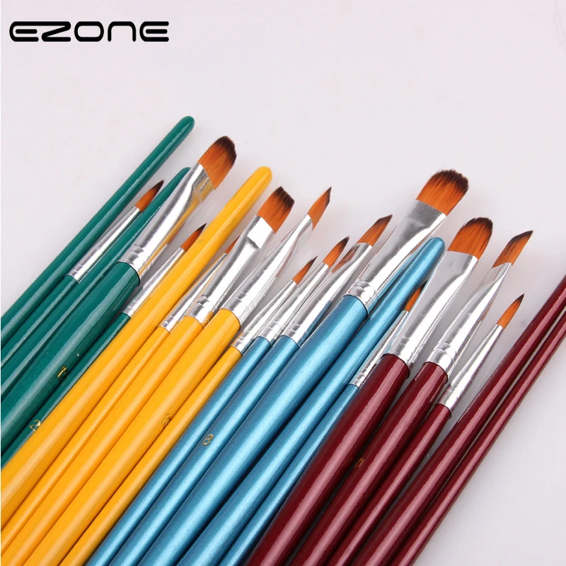 EZONE 5Pcs/Set Paint Brush Art Set Acrylic Paint Nylon Brushes Oil Watercolor Painting Tools Kid Drawing Tools Gifts Stationery
EZONE 5Pcs/Set Paint Brush Art Set Acrylic Paint Nylon Brushes Oil Watercolor Painting Tools Kid Drawing Tools Gifts Stationery