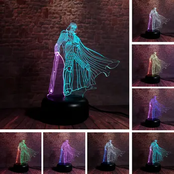 Star Wars Darth Vader Figure Toys 3D Nightlight LED Mixed Color Light Black Knight Colorful Model Toys
Star Wars Darth Vader Figure Toys 3D Nightlight LED Mixed Color Light Black Knight Colorful Model Toys