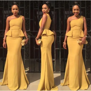 Elegant One Shoulder Chiffon Long Evening Gown Mermaid Formal Dresses for Wedding Party
Elegant One Shoulder Chiffon Long Evening Gown Mermaid Formal Dresses for Wedding Party