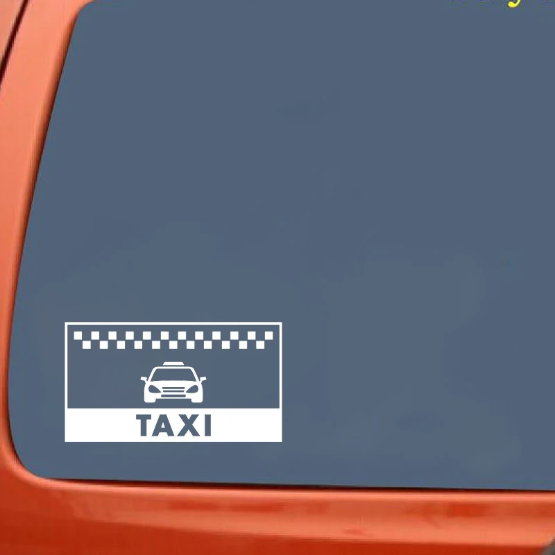 16 6*9 см такси модный персональный виниловый автомобильный стикер аксессуары