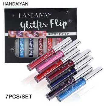 HANDAIYAN Shiny Lip Gloss Set Glitter Liquid Lipstick Sparkle Lipgloss Glitter Flip Lipstick Gliter Waterproof Lip Makeup 7/2pcs
HANDAIYAN Shiny Lip Gloss Set Glitter Liquid Lipstick Sparkle Lipgloss Glitter Flip Lipstick Gliter Waterproof Lip Makeup 7/2pcs