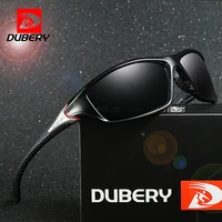 DUBERY Sunglasses Men's Driving Polarized Night Vision Sun Glasses For Men Square Sport Brand Luxury Mirror Shades Oculos D-120 image