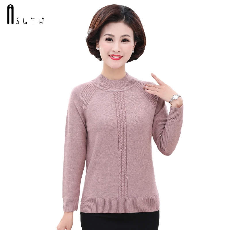 ASLTW Half Turtleneck Pullover Women High Quality New Autumn Solid Twist Sweaters Knitwear Top Casual Sweater For Women
ASLTW Half Turtleneck Pullover Women High Quality New Autumn Solid Twist Sweaters Knitwear Top Casual Sweater For Women