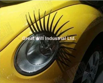 50 Pairs Fashion Cute Car Styling Stickers Black Eyelashes Vehicle Headlight Decorative Sticker On Car Free Shipping
50 Pairs Fashion Cute Car Styling Stickers Black Eyelashes Vehicle Headlight Decorative Sticker On Car Free Shipping