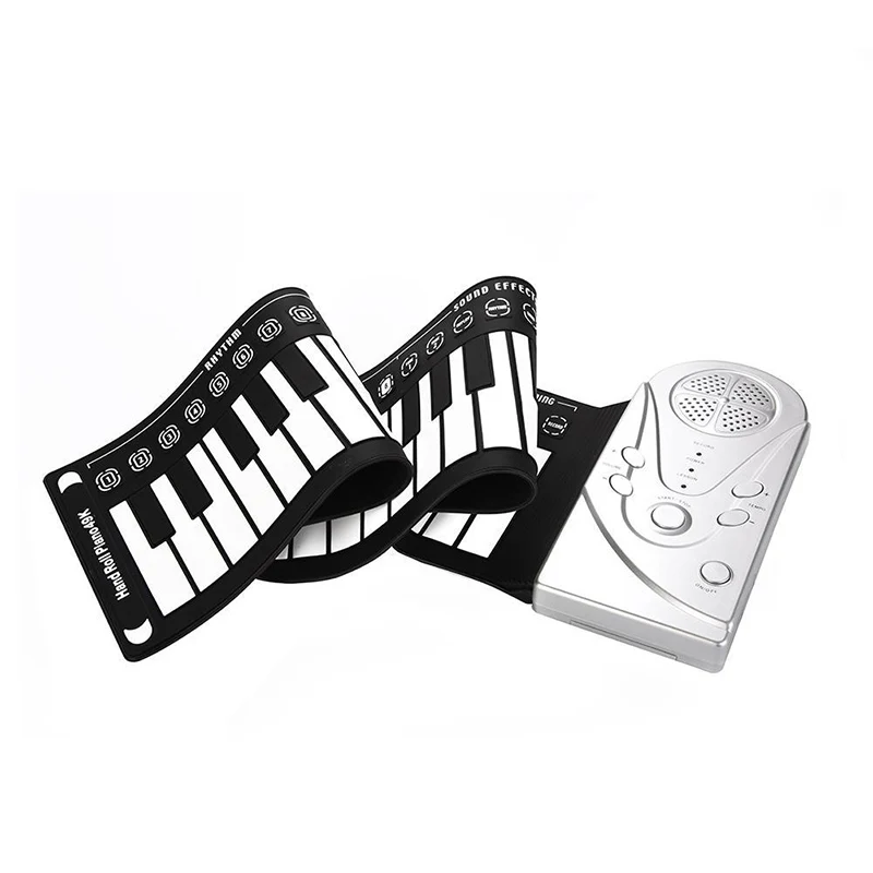 HOT Portable Flexible Digital Keyboard Piano 49 Keys Tones Rhythms Electronic Roll Up Piano Toys HV99
HOT Portable Flexible Digital Keyboard Piano 49 Keys Tones Rhythms Electronic Roll Up Piano Toys HV99