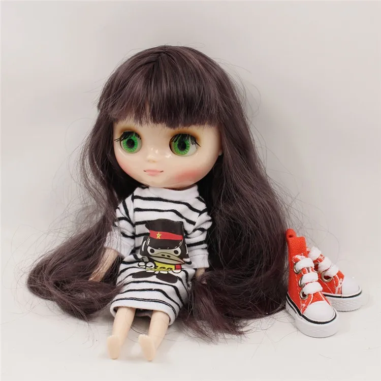 Fortune Days Nude Factory Middle Blyth doll Dark purple long hair with bangs suitable for change toy white skin Neo
Fortune Days Nude Factory Middle Blyth doll Dark purple long hair with bangs suitable for change toy white skin Neo