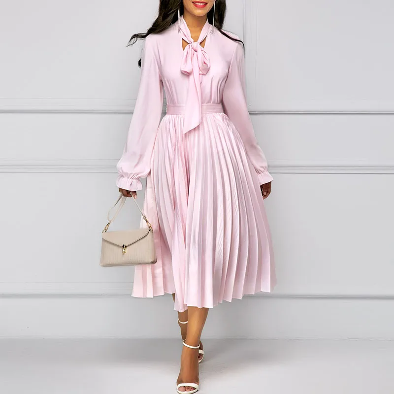 Elegant Pink Mid Calf Pleated Skirts Women 2019 Fashion Zipper Summer Lady Skirt Custom Made High Quality Zipper Bottom
Elegant Pink Mid Calf Pleated Skirts Women 2019 Fashion Zipper Summer Lady Skirt Custom Made High Quality Zipper Bottom