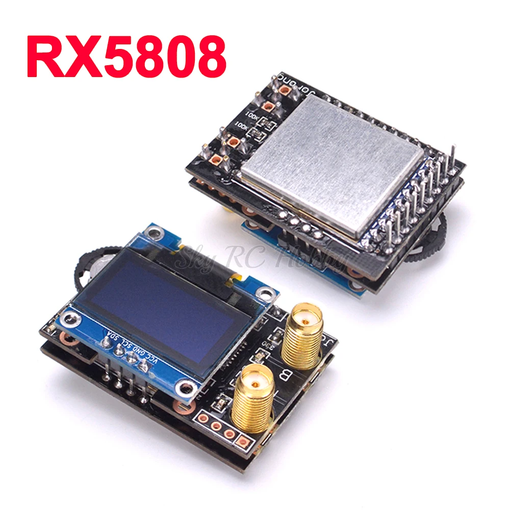 RX5808 Open Source 5.8G 40CH Integrated Receiver with OLED Special for Fatshark Goggles FPV RC Drone
RX5808 Open Source 5.8G 40CH Integrated Receiver with OLED Special for Fatshark Goggles FPV RC Drone