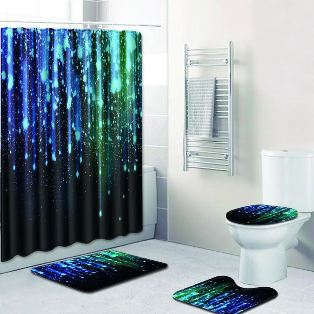 4Pcs/Set Non-Slip Printing Toilet Rug Cover Bath Mat Shower Curtain Bathroom Slip DecorationSet Shower Curtain
4Pcs/Set Non-Slip Printing Toilet Rug Cover Bath Mat Shower Curtain Bathroom Slip DecorationSet Shower Curtain