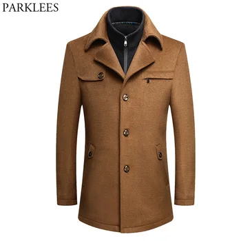 Mens Trench Coat 2017 Winter Long Wool Trench Coat Men Slim Fit Pea Coat Windbreaker Casual Men's Jackets Coats Abrigo Hombre
Mens Trench Coat 2017 Winter Long Wool Trench Coat Men Slim Fit Pea Coat Windbreaker Casual Men's Jackets Coats Abrigo Hombre