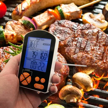Dual Probe Digital Instant Read Thermometer, Kitchen Cooking Meat Food Thermometer for Indoor Temperature, BBQ, Grill, Oven
Dual Probe Digital Instant Read Thermometer, Kitchen Cooking Meat Food Thermometer for Indoor Temperature, BBQ, Grill, Oven