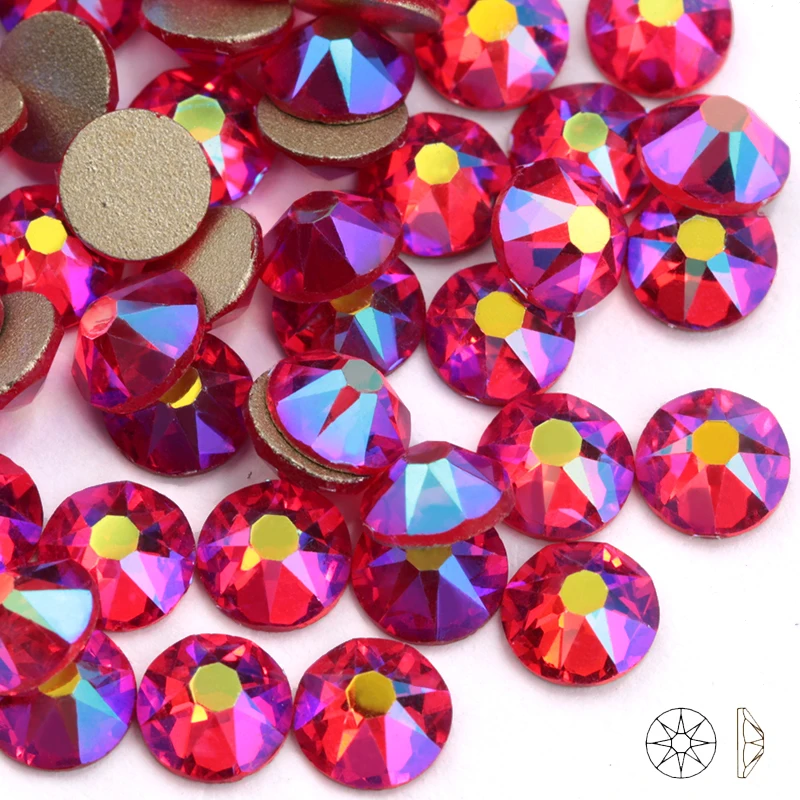 8 big 8 small SS16 SS20 Light Siam AB 3D Nail Art Decoration Rhinestones Golden Flatback Rhinestones Glitter clothing Gems
8 big 8 small SS16 SS20 Light Siam AB 3D Nail Art Decoration Rhinestones Golden Flatback Rhinestones Glitter clothing Gems