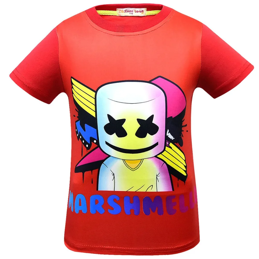Hot marshmello dj 2019 Summer boys girls cotton t shirt school costume for children
Hot marshmello dj 2019 Summer boys girls cotton t shirt school costume for children