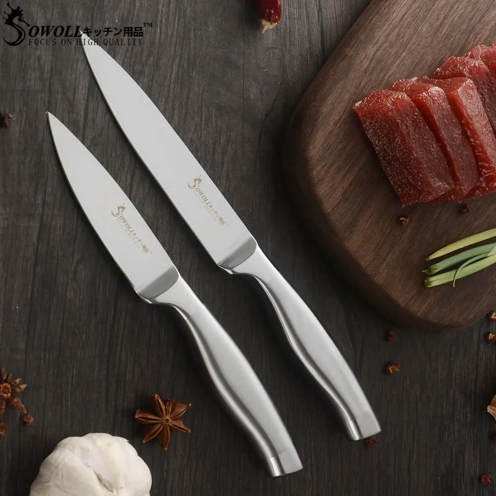 Kitchen Knives 2 Piece Stainless Steel Knife Set Seamless Welding Non-slip Handle Utility Paring Knives Cooking Accessory
Kitchen Knives 2 Piece Stainless Steel Knife Set Seamless Welding Non-slip Handle Utility Paring Knives Cooking Accessory