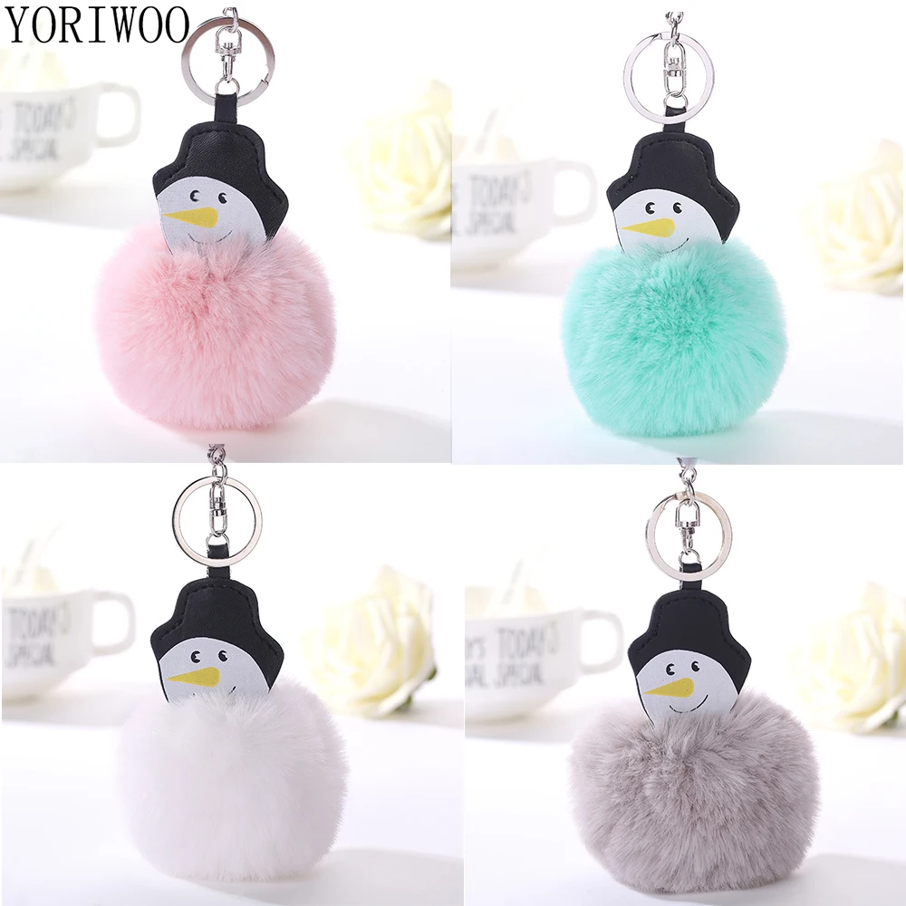 YORIWOO Snowman Tree Fur Pompom Keychain Leather Merry Christmas Decoration For Home Key Chain Women Keyrings Bag Charm New Year
YORIWOO Snowman Tree Fur Pompom Keychain Leather Merry Christmas Decoration For Home Key Chain Women Keyrings Bag Charm New Year