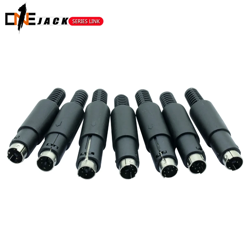Mini 3 4 5 6 7 8 9 Pin Din Male Plug With Plastic Handle Adapter Soldering Cables DIY Connector 10pcs
Mini 3 4 5 6 7 8 9 Pin Din Male Plug With Plastic Handle Adapter Soldering Cables DIY Connector 10pcs