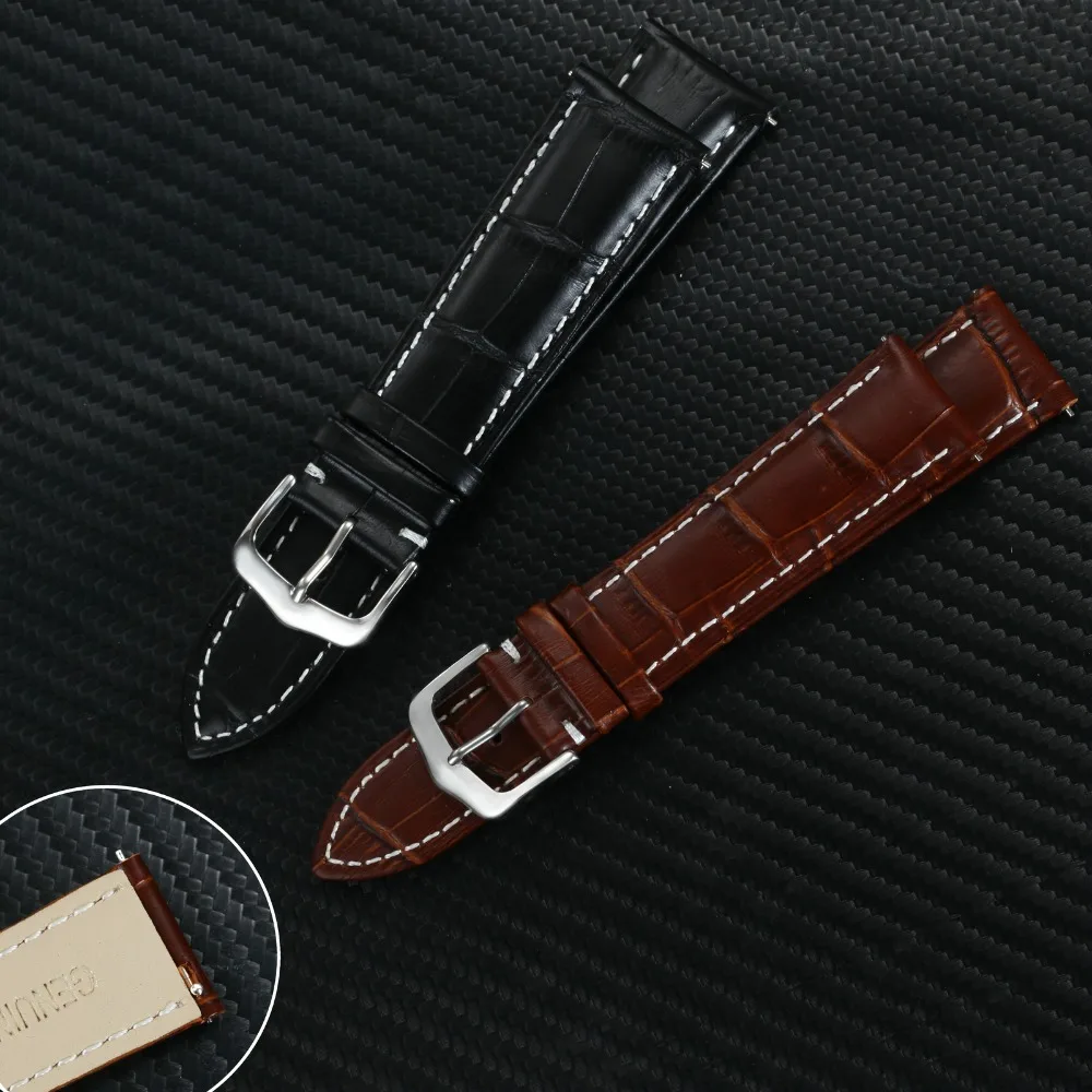 20mm 22mm Band Width Men Women Genuine Leather Strap Quick-release Spring Bars Tool Free Replacement Watch Band Brown/Black
20mm 22mm Band Width Men Women Genuine Leather Strap Quick-release Spring Bars Tool Free Replacement Watch Band Brown/Black