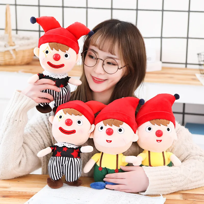 Two ears 30cm, one ear 35cm cute clown plush doll stuffed with plush toys baby plush toys birthday gifts home decoration supplie
Two ears 30cm, one ear 35cm cute clown plush doll stuffed with plush toys baby plush toys birthday gifts home decoration supplie