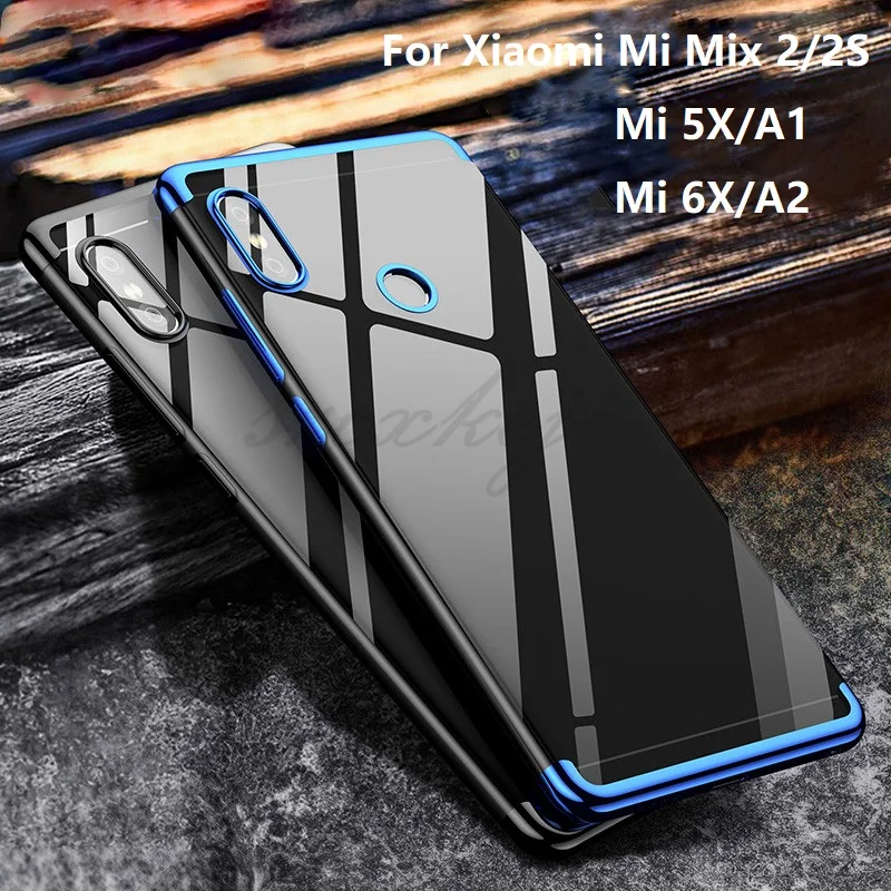 ANXM Soft TPU case for Xiaomi Mi A1 A2 Mix 2 Mix 2S ultra thin transparent plating shining case For Xiaomi MI 5X A1 6X A2
ANXM Soft TPU case for Xiaomi Mi A1 A2 Mix 2 Mix 2S ultra thin transparent plating shining case For Xiaomi MI 5X A1 6X A2
