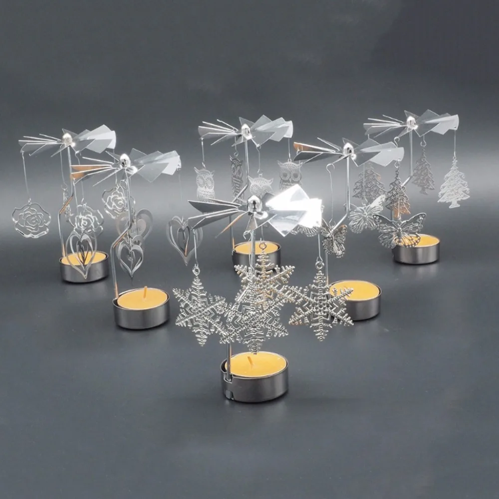 Romantic Rotary Spinning Candlestick Tealight Candle Holder Metal Tea Light Holders Carousel Home Party Decor Gift C42
Romantic Rotary Spinning Candlestick Tealight Candle Holder Metal Tea Light Holders Carousel Home Party Decor Gift C42