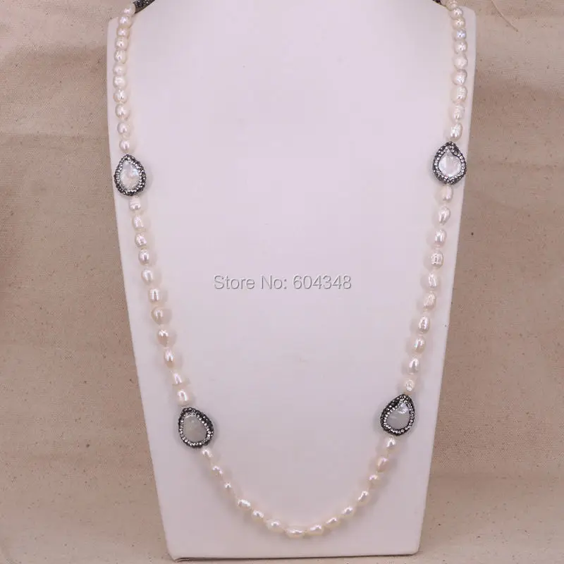 3 Strand Nature Freeform Pearl with Rhinestone Crystal Chain Becklace Beaded Pearl Jewelry For Women
3 Strand Nature Freeform Pearl with Rhinestone Crystal Chain Becklace Beaded Pearl Jewelry For Women