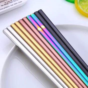 1 Pair Household Metal Chinese Stainless Steel Tableware Colorful Length 23cm Reusable Chopsticks Dishware Antiskid Iron Silver
1 Pair Household Metal Chinese Stainless Steel Tableware Colorful Length 23cm Reusable Chopsticks Dishware Antiskid Iron Silver