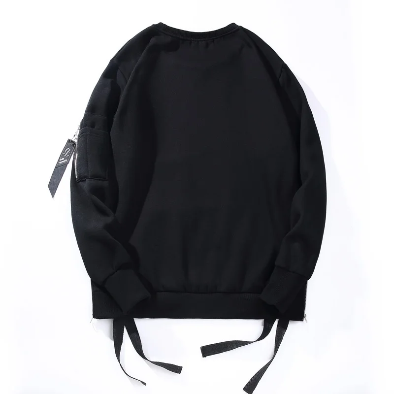 Side Zipper Ribbon Hoodies 8