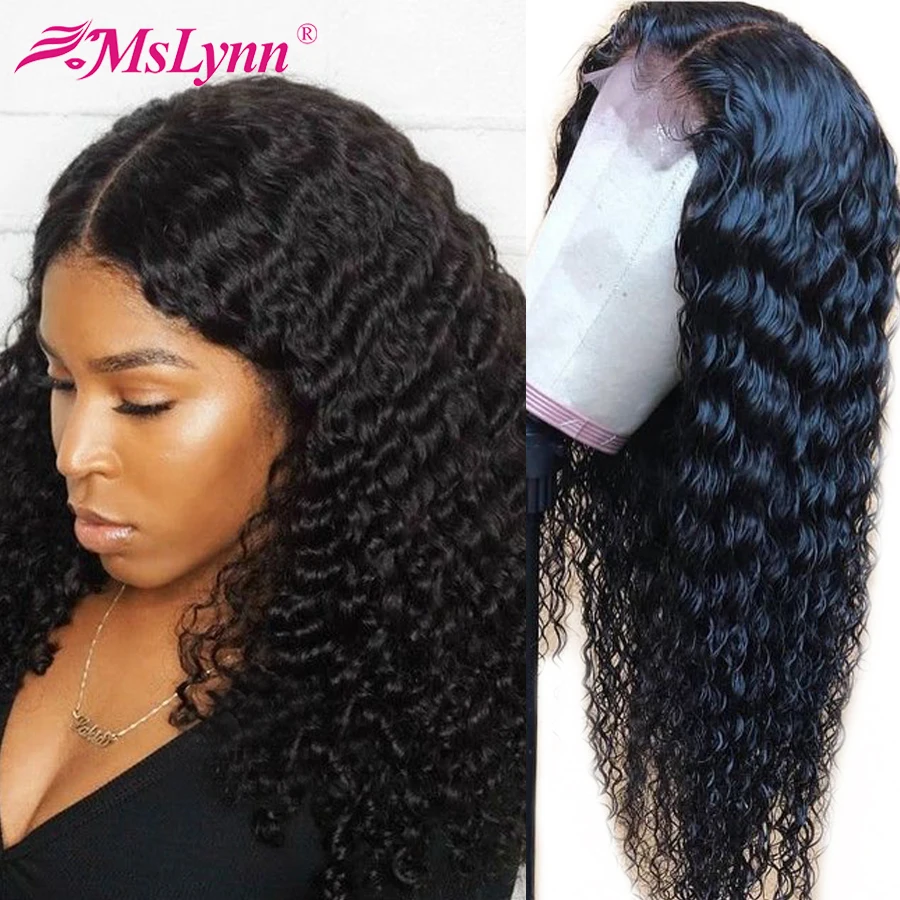 Mslynn 360 Lace Frontal Wig Pre Plucked With Baby Hair Deep Wave Lace Frontal Wig 100% Human Hair Wigs Remy Hair Natural Black
Mslynn 360 Lace Frontal Wig Pre Plucked With Baby Hair Deep Wave Lace Frontal Wig 100% Human Hair Wigs Remy Hair Natural Black