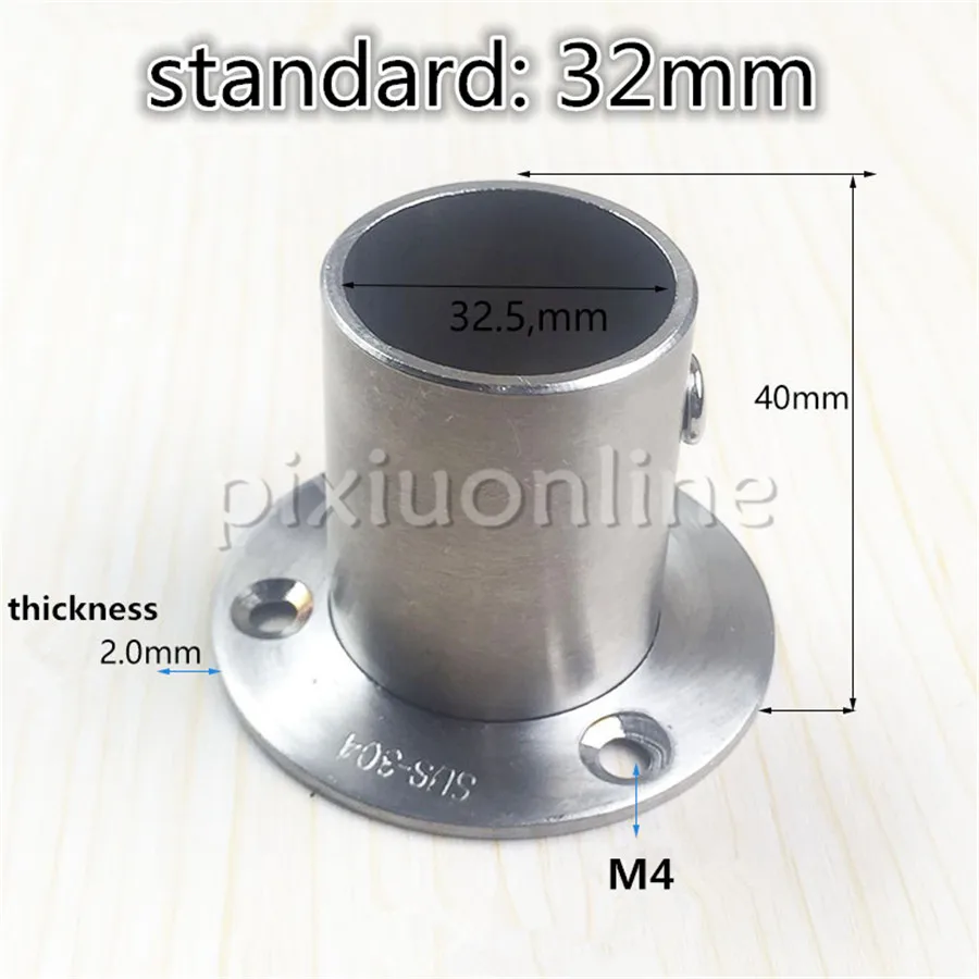 DS335b Thicken SUS-304 Stainless Steel 32mm Diameter Disc Columnar Flange Bathroom Towel Rack Fixed Flanged Base
DS335b Thicken SUS-304 Stainless Steel 32mm Diameter Disc Columnar Flange Bathroom Towel Rack Fixed Flanged Base