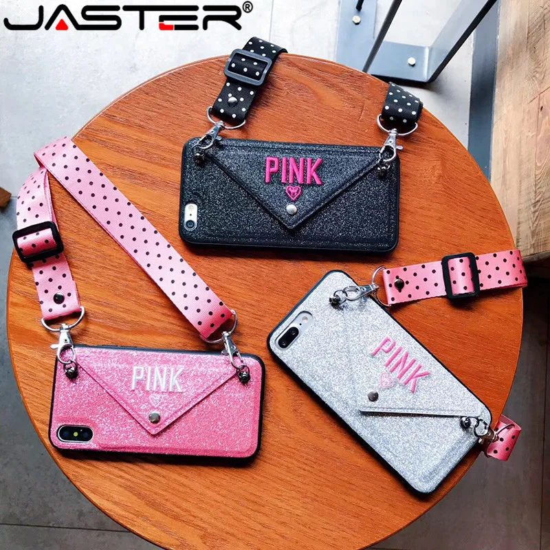 JASTER Glitter Embroidery Leather Case for iPhone 7 7Plus Fashion Wave Point Lanyard Case For iphone XS Max X 8 6 6s Plus
JASTER Glitter Embroidery Leather Case for iPhone 7 7Plus Fashion Wave Point Lanyard Case For iphone XS Max X 8 6 6s Plus