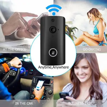 High Quality Multi Purpose Smart Wireless Doorbell Video Camera WiFi Remote Video Door Intercom Home Security Bell
High Quality Multi Purpose Smart Wireless Doorbell Video Camera WiFi Remote Video Door Intercom Home Security Bell