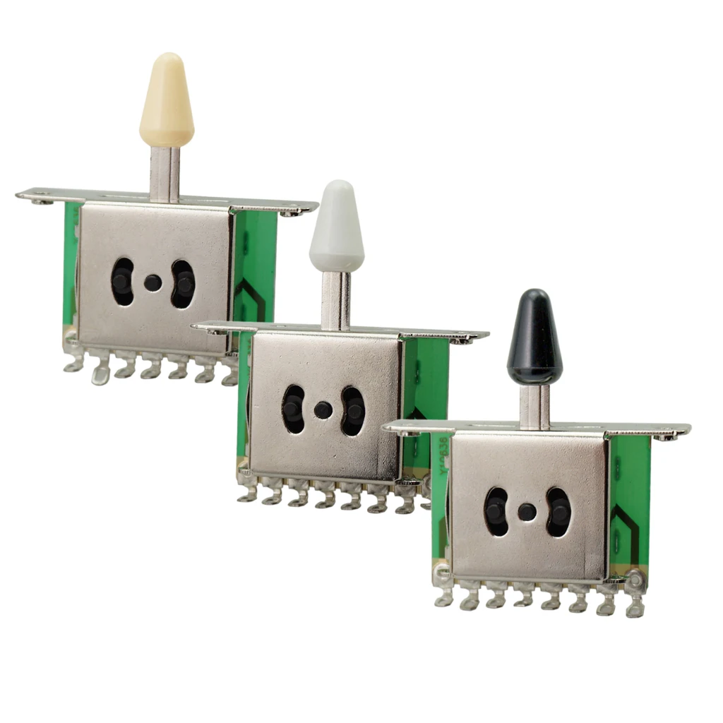 5 Way Pickup Selector Switch with Knob for Fender Stratocaster Telecaster Electric Guitars
5 Way Pickup Selector Switch with Knob for Fender Stratocaster Telecaster Electric Guitars