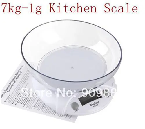 High Precision 7KG/1G 7kg-1g Weighing Scales Digital LCD Electronic Parcel Food Weight Kitchen Scale With Bowl Baking Tools
High Precision 7KG/1G 7kg-1g Weighing Scales Digital LCD Electronic Parcel Food Weight Kitchen Scale With Bowl Baking Tools