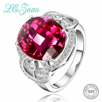 L&zuan Oval Cut 7.98ct Created Red Ruby Ring in 925 Sterling Silver White CZ Woman Ring Gemstone Fine Jewelry Gift
L&zuan Oval Cut 7.98ct Created Red Ruby Ring in 925 Sterling Silver White CZ Woman Ring Gemstone Fine Jewelry Gift