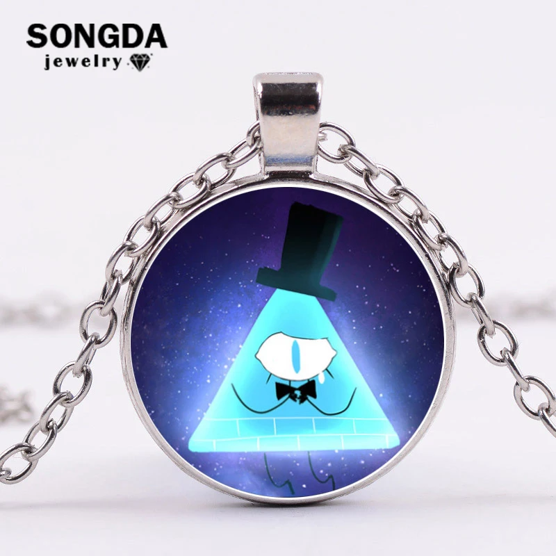 SONGDA The Mysterious Town Series Necklace Gravity Falls Bill Cipher Boss Crystal Glass Time Gem 3 Color Pocket Watch Necklace
SONGDA The Mysterious Town Series Necklace Gravity Falls Bill Cipher Boss Crystal Glass Time Gem 3 Color Pocket Watch Necklace