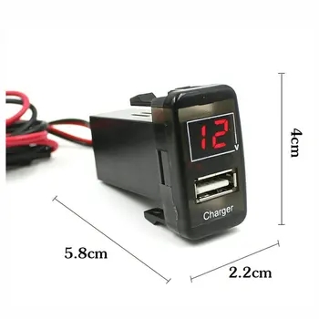 100Pcs/Lot New Arrival Single Usb For Toyota 12v Car Charger With Volt Meter Red Led Adapters Sockets
100Pcs/Lot New Arrival Single Usb For Toyota 12v Car Charger With Volt Meter Red Led Adapters Sockets