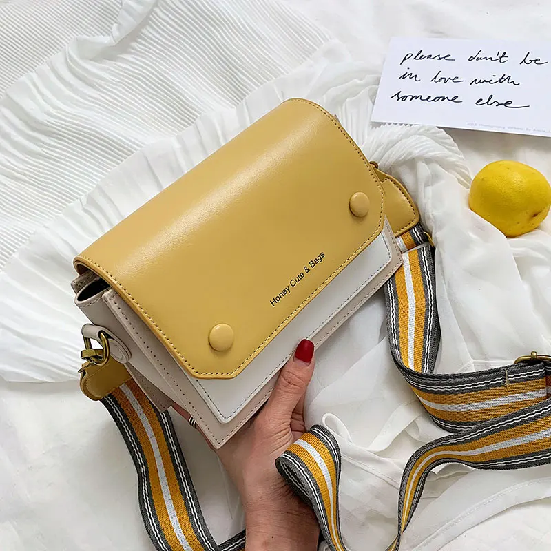 Korean version of the new summer broadband ladies bags fashionable collision color bags with one shoulder inclined bag
Korean version of the new summer broadband ladies bags fashionable collision color bags with one shoulder inclined bag