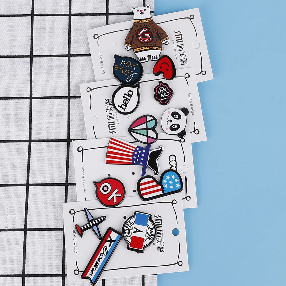 1set Lovely Cartoon Icons on The Pin Kawaii Icon Badge on Backpack Badges for Clothing Acrylic Badges Apparel Fabric
1set Lovely Cartoon Icons on The Pin Kawaii Icon Badge on Backpack Badges for Clothing Acrylic Badges Apparel Fabric
