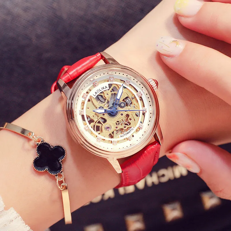 Women Watches Automatic Mechanical Watch Female Tourbillon Clock Reloj Mujer Skeleton Hour Top Brand Wristwatch Relogio Feminino
Women Watches Automatic Mechanical Watch Female Tourbillon Clock Reloj Mujer Skeleton Hour Top Brand Wristwatch Relogio Feminino