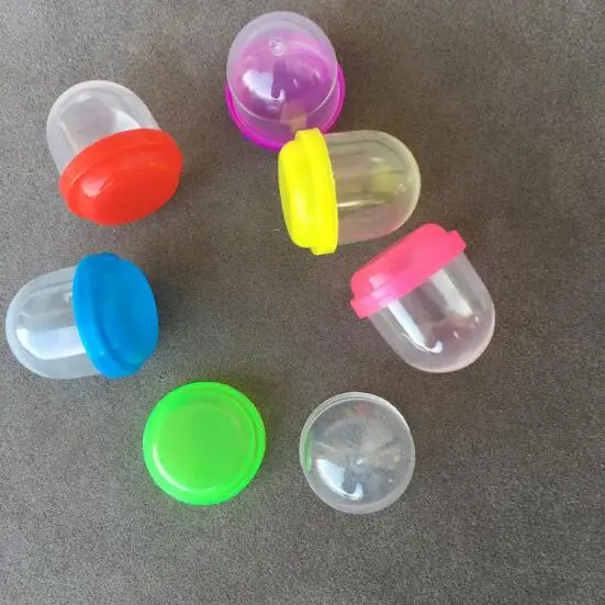 April Du 1 inch transparent twisted eggshell semicircular twisted egg machine with egg children plastic toy ball size 29x32mm
April Du 1 inch transparent twisted eggshell semicircular twisted egg machine with egg children plastic toy ball size 29x32mm