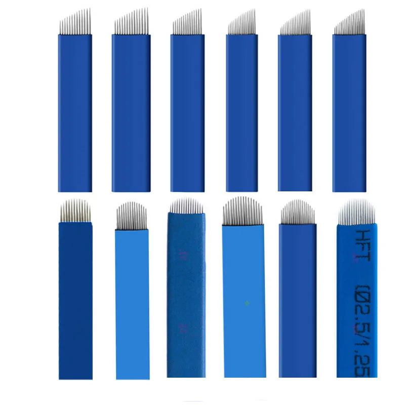7 9 12 14 16 18 21 Pins Tattoo Needles Permanent Makeup Eyebrow Embroidery Blade For 3D Microblading Manual Tattoo Pen
7 9 12 14 16 18 21 Pins Tattoo Needles Permanent Makeup Eyebrow Embroidery Blade For 3D Microblading Manual Tattoo Pen