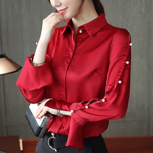 Spring Korean Version Chiffon Women Black Shirt 2019 New Style Autumn Long Sleeve And Xxl Work Wear Female Fashion Slim Blouses
Spring Korean Version Chiffon Women Black Shirt 2019 New Style Autumn Long Sleeve And Xxl Work Wear Female Fashion Slim Blouses