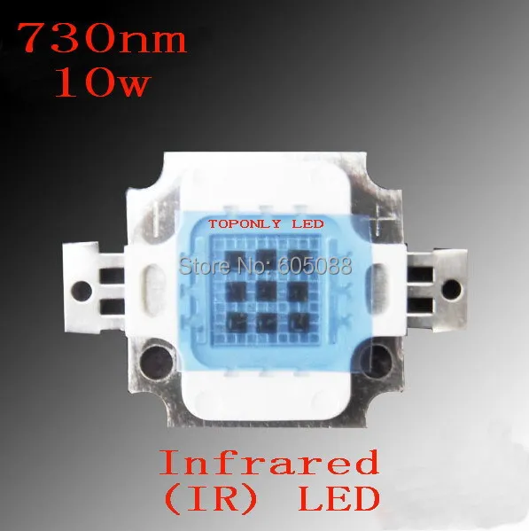 High Quality 10w ir led chip light 730nm high power infrared led lamp DC4.5-6.0v 1050mA 32pcs/lot promtoion DHL free shipping
High Quality 10w ir led chip light 730nm high power infrared led lamp DC4.5-6.0v 1050mA 32pcs/lot promtoion DHL free shipping